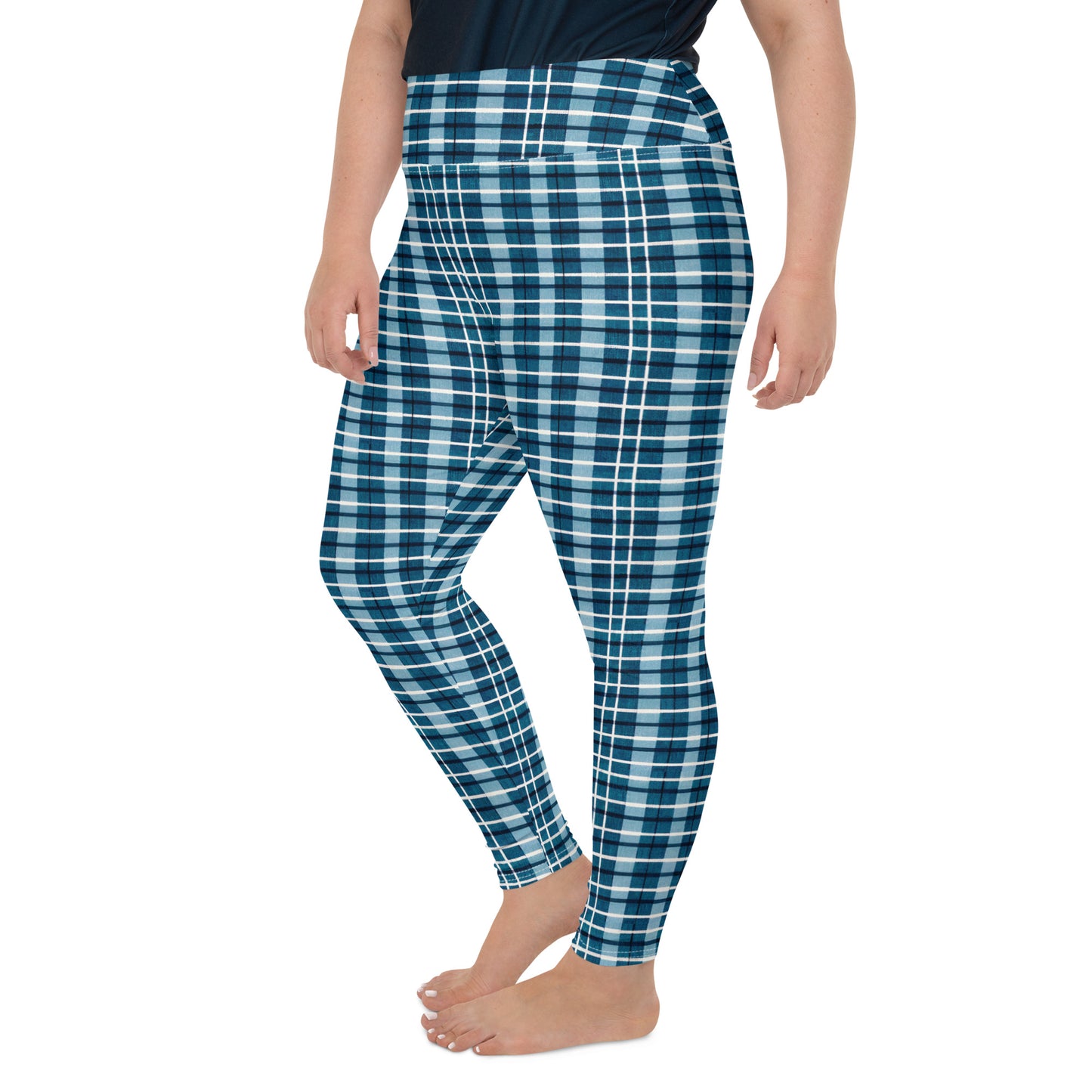 Scotsman’s Skyward Plaid Plus Size Leggings