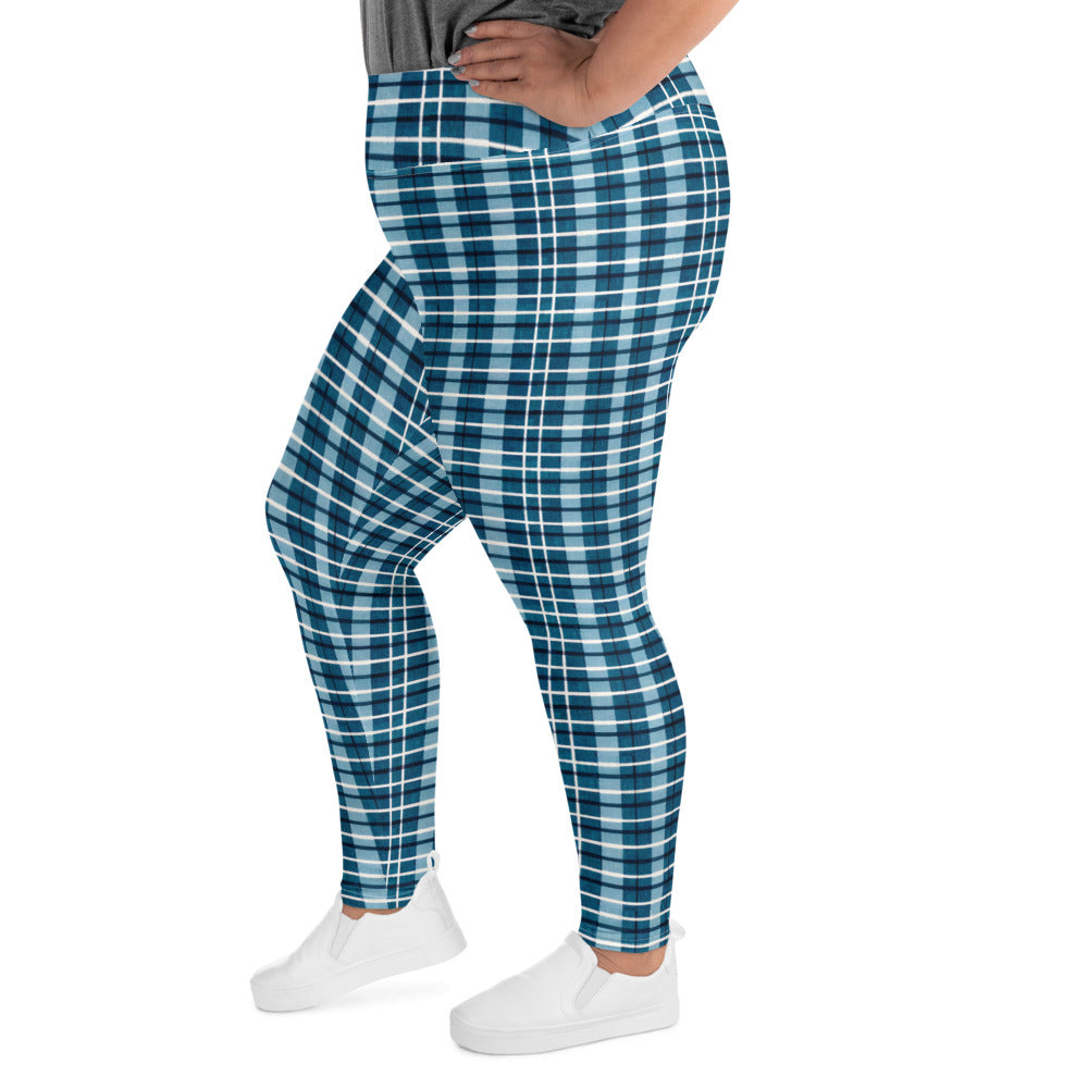 Scotsman’s Skyward Plaid Plus Size Leggings