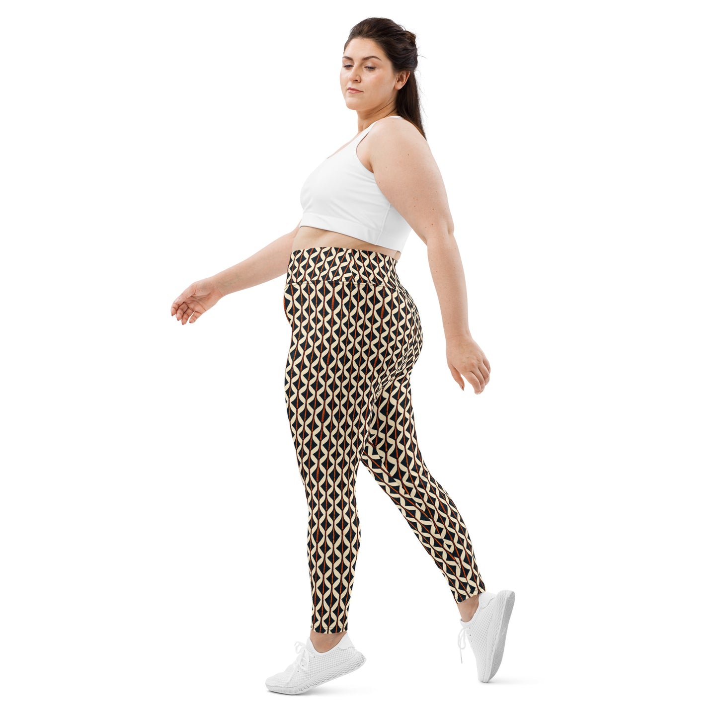 Tribal Tones In Harmony Plus Size Leggings