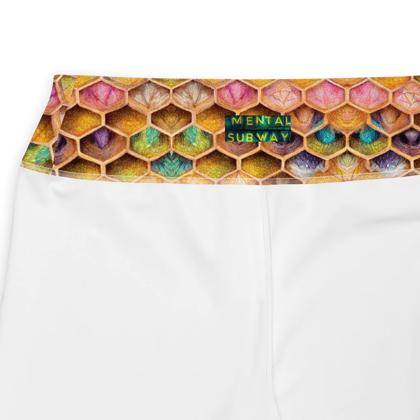 Rainbow Hive Radiance Plus Size Leggings