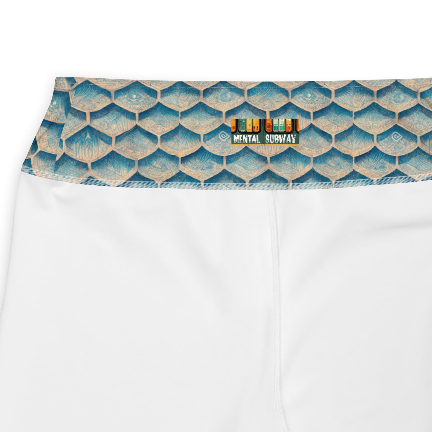 Seafoam Scales Plus Size Leggings