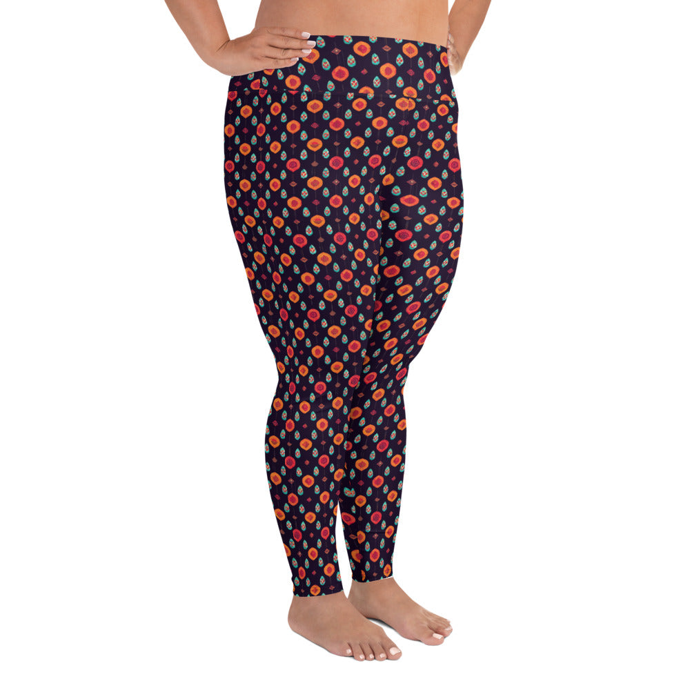 Free Spirited Flora Plus Size Leggings