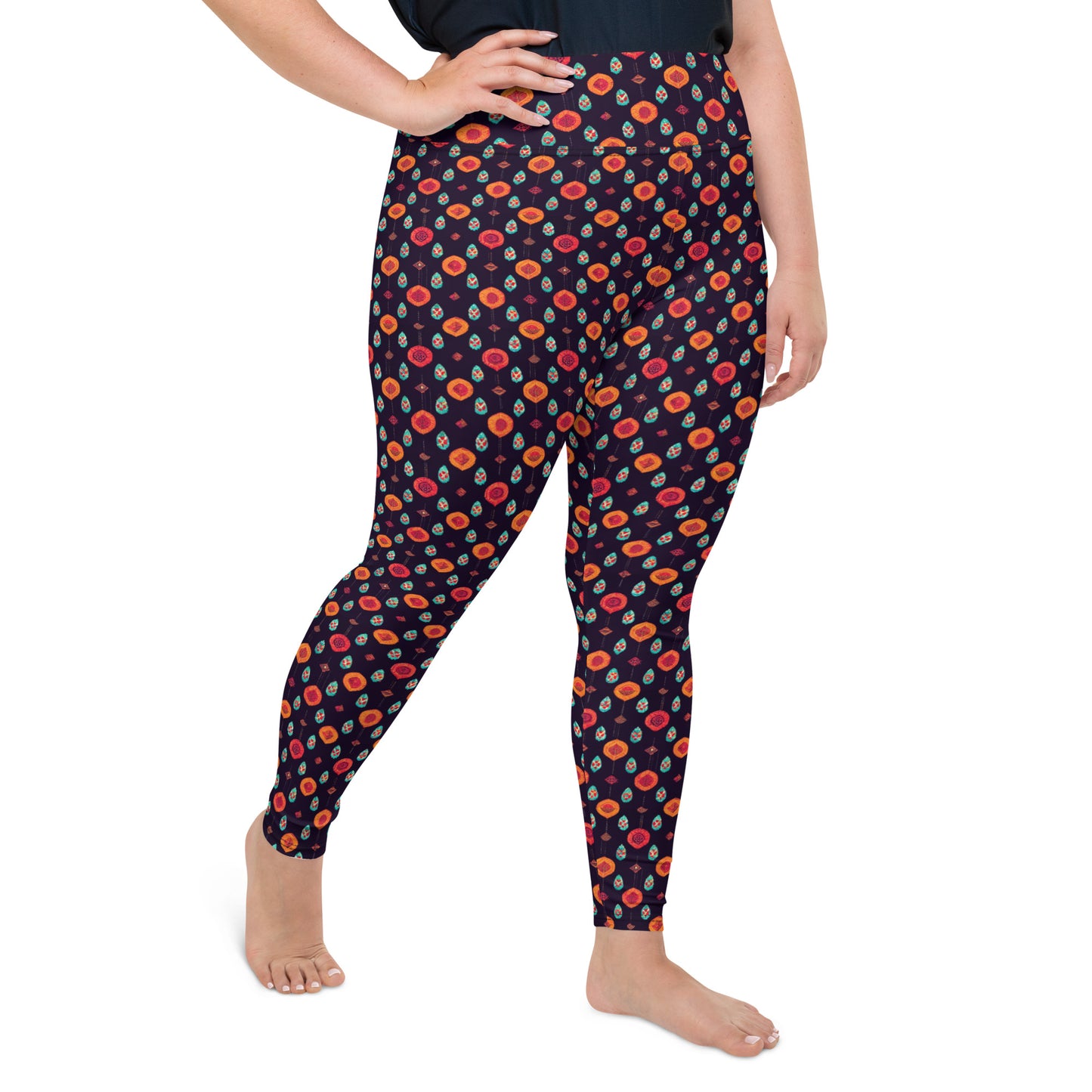 Free Spirited Flora Plus Size Leggings