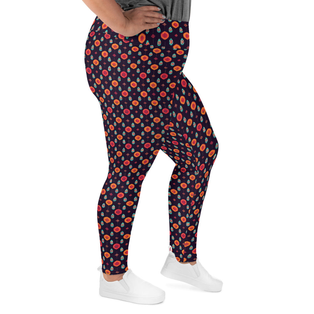 Free Spirited Flora Plus Size Leggings