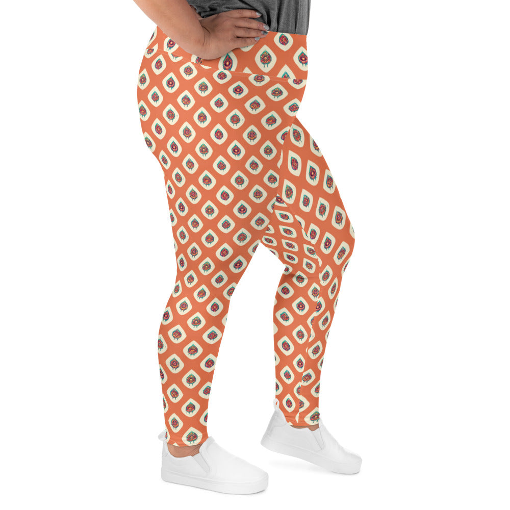 Mango Tango Plus Size Leggings