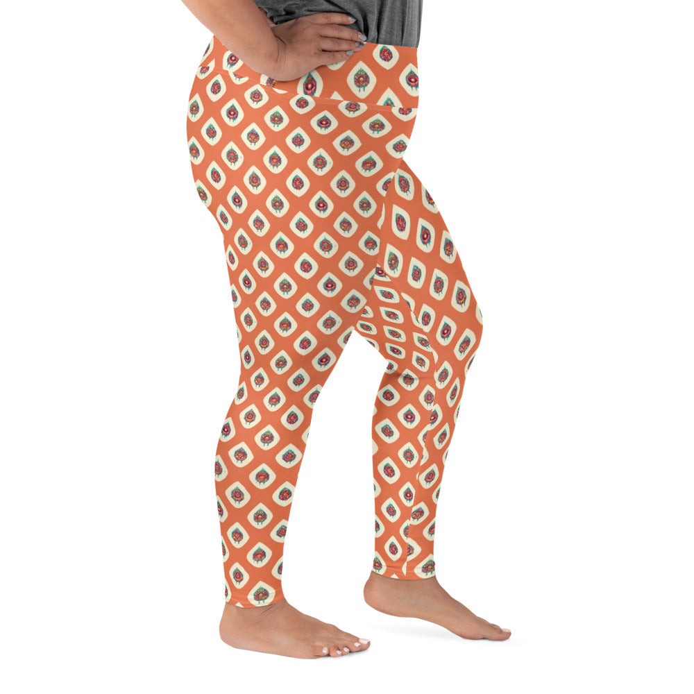 Mango Tango Plus Size Leggings