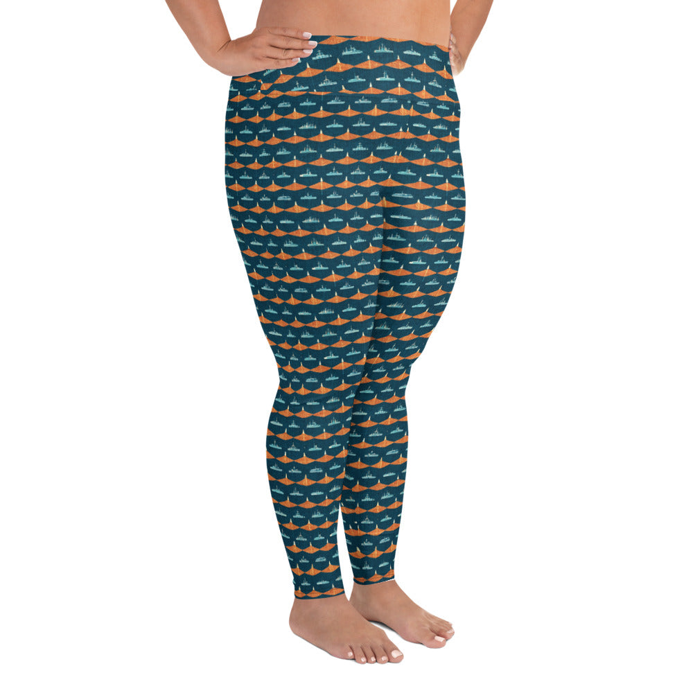 Mariners Melody Plus Size Leggings