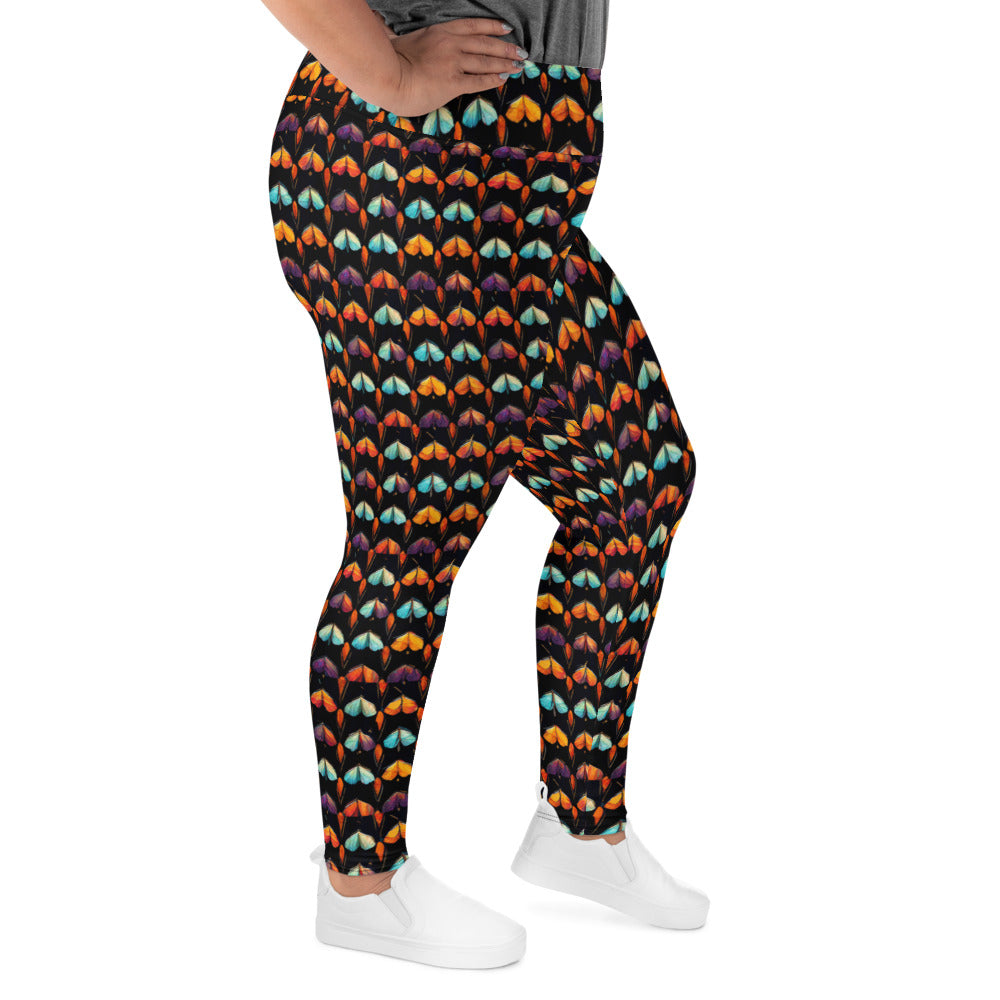 Quilted Wings Plus Size Leggings