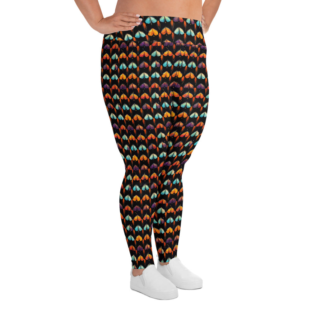 Quilted Wings Plus Size Leggings