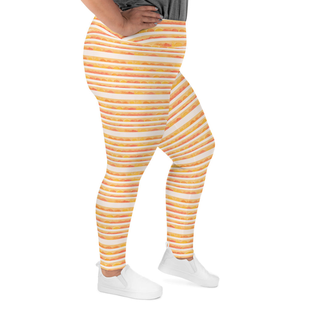 Rising Sun Plus Size Leggings