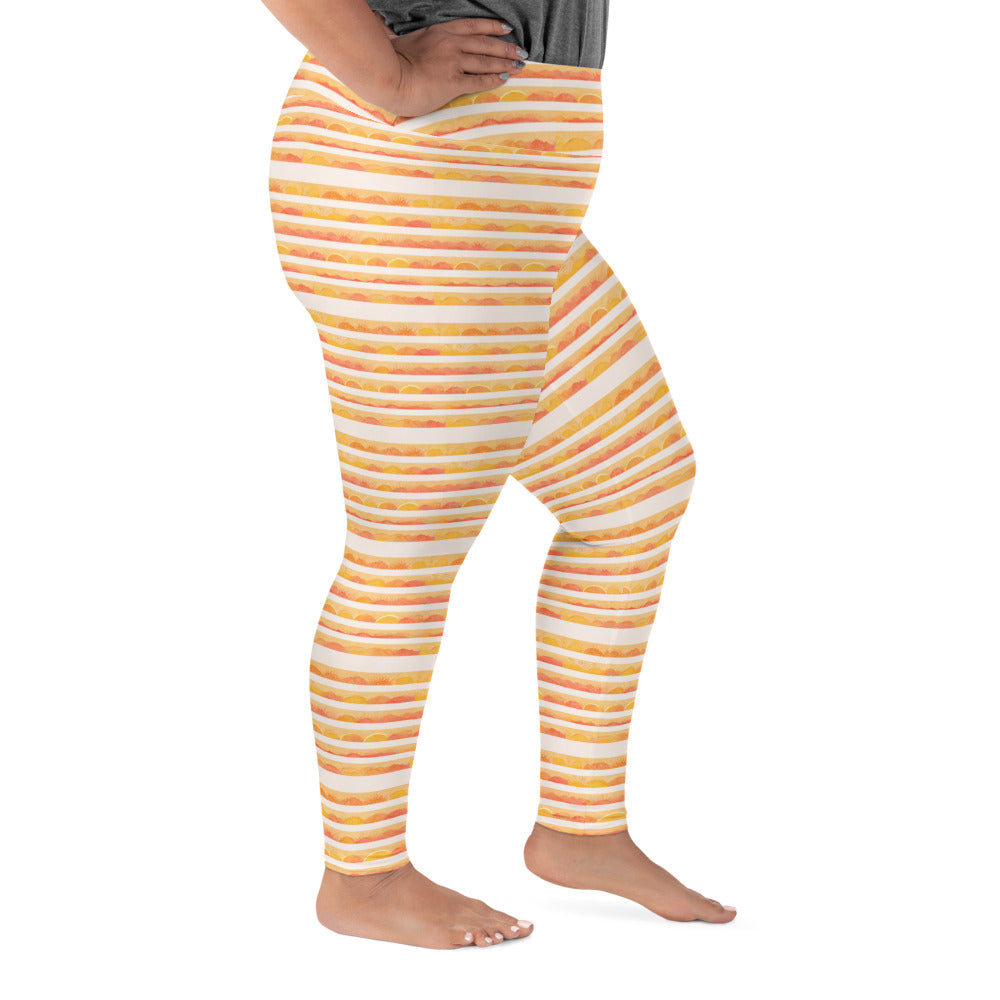 Rising Sun Plus Size Leggings