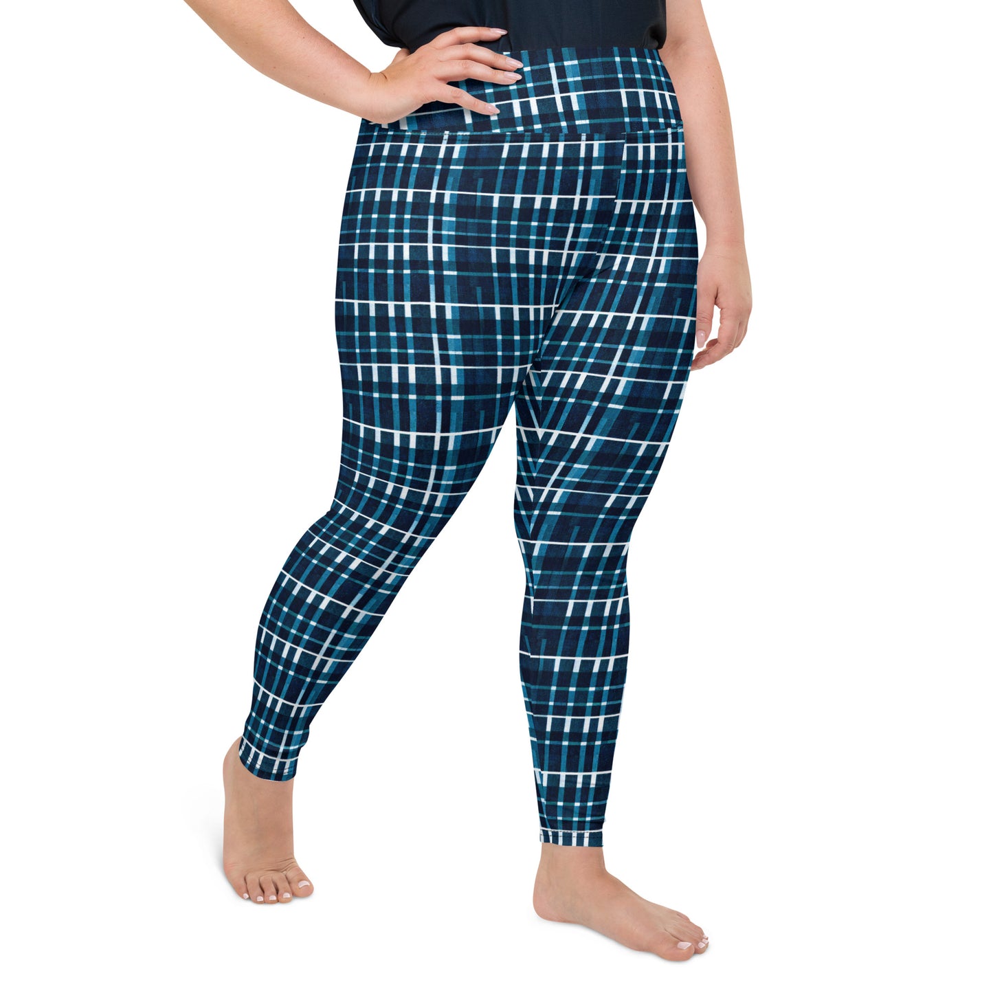 Royal Blue Scottish Heritage Plus Size Leggings