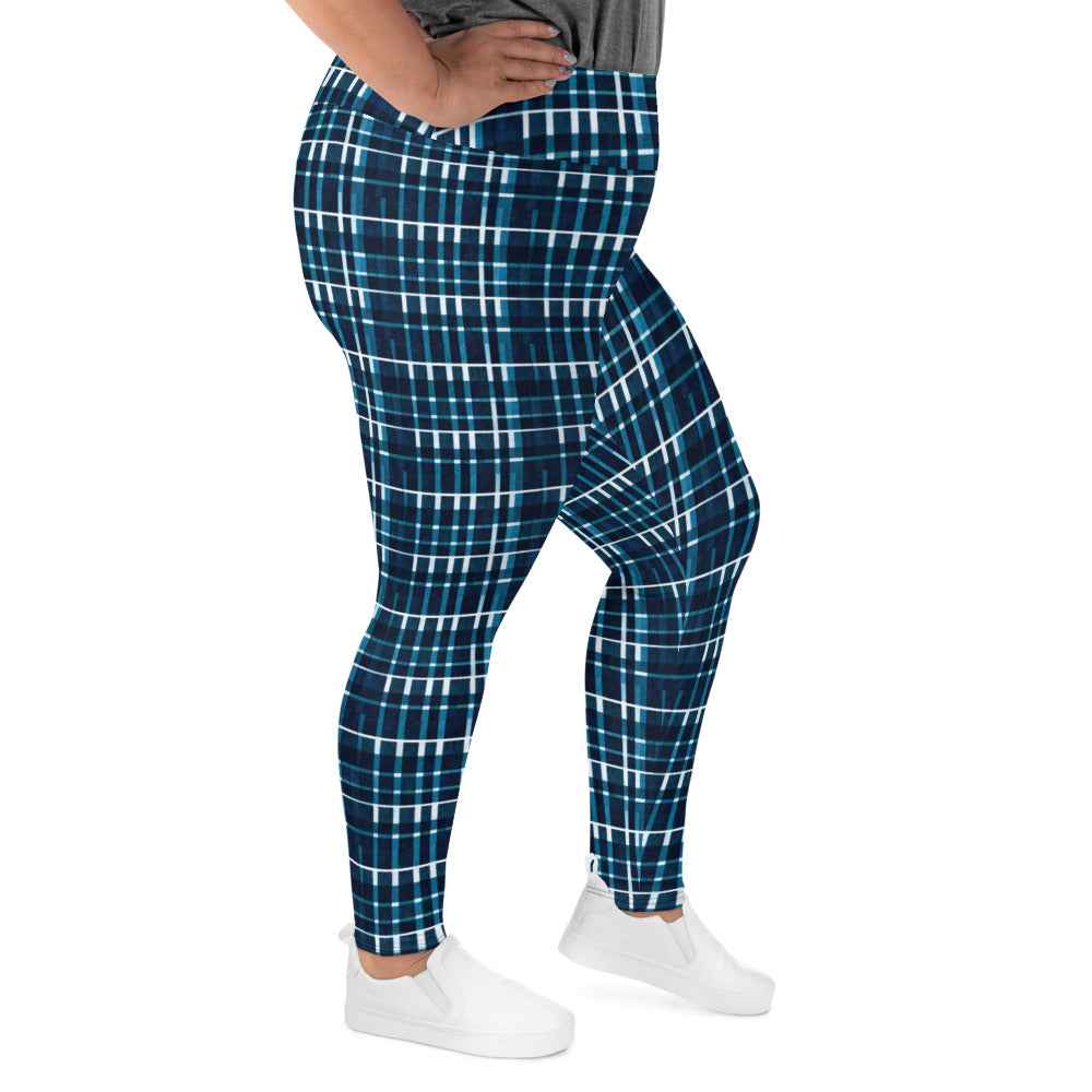 Royal Blue Scottish Heritage Plus Size Leggings