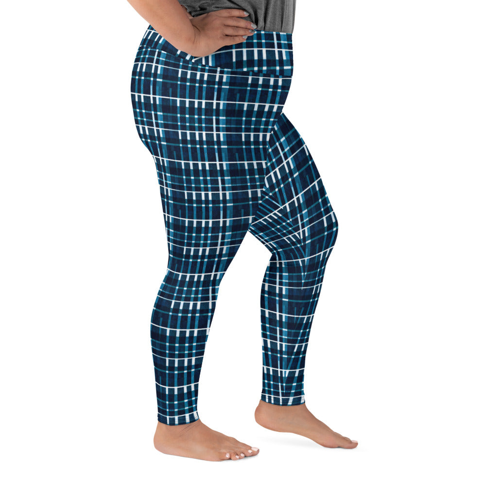 Royal Blue Scottish Heritage Plus Size Leggings