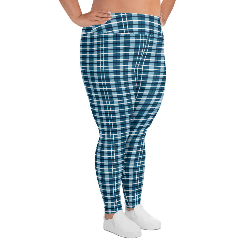 Scotsman’s Skyward Plaid Plus Size Leggings