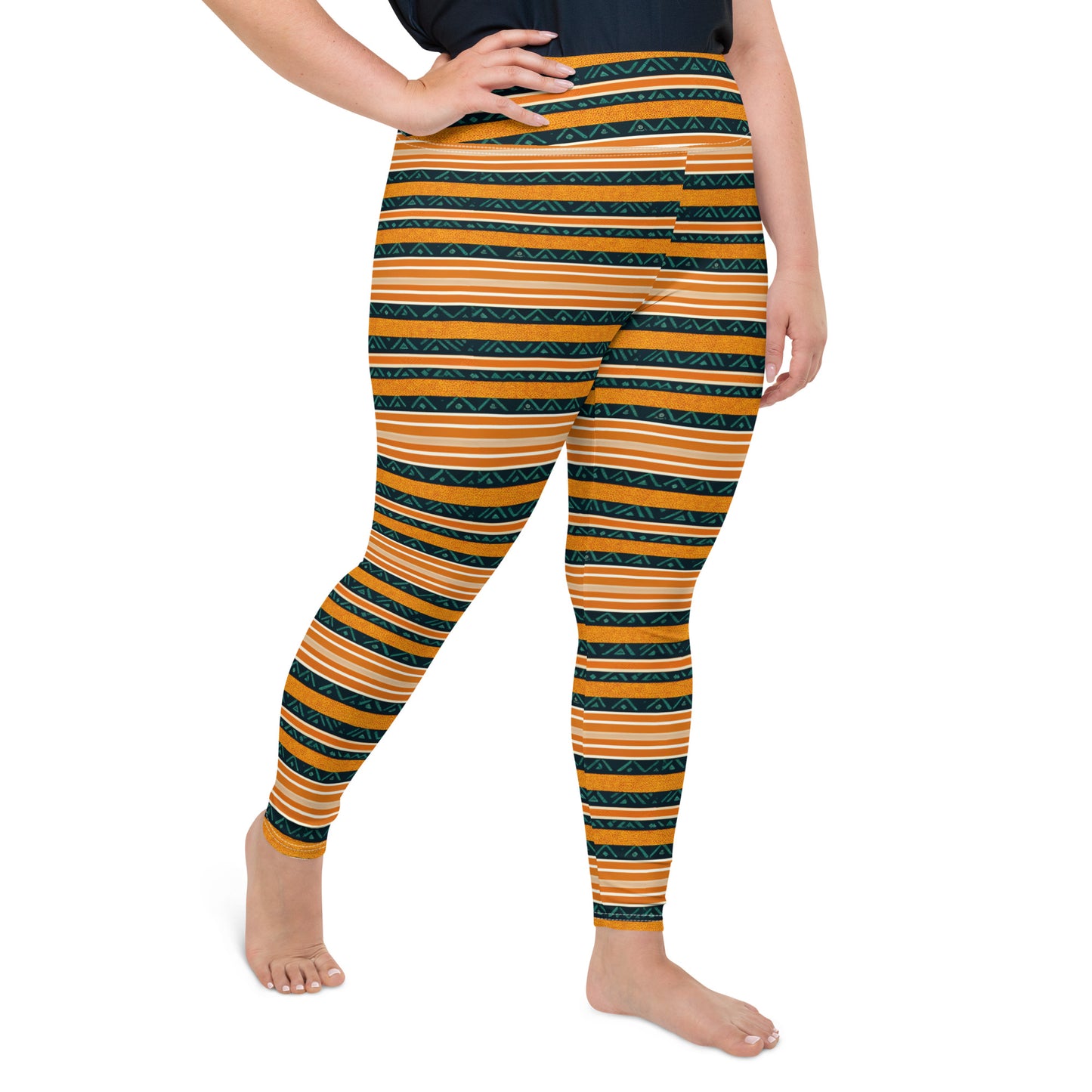 Serengeti Symphony Plus Size Leggings