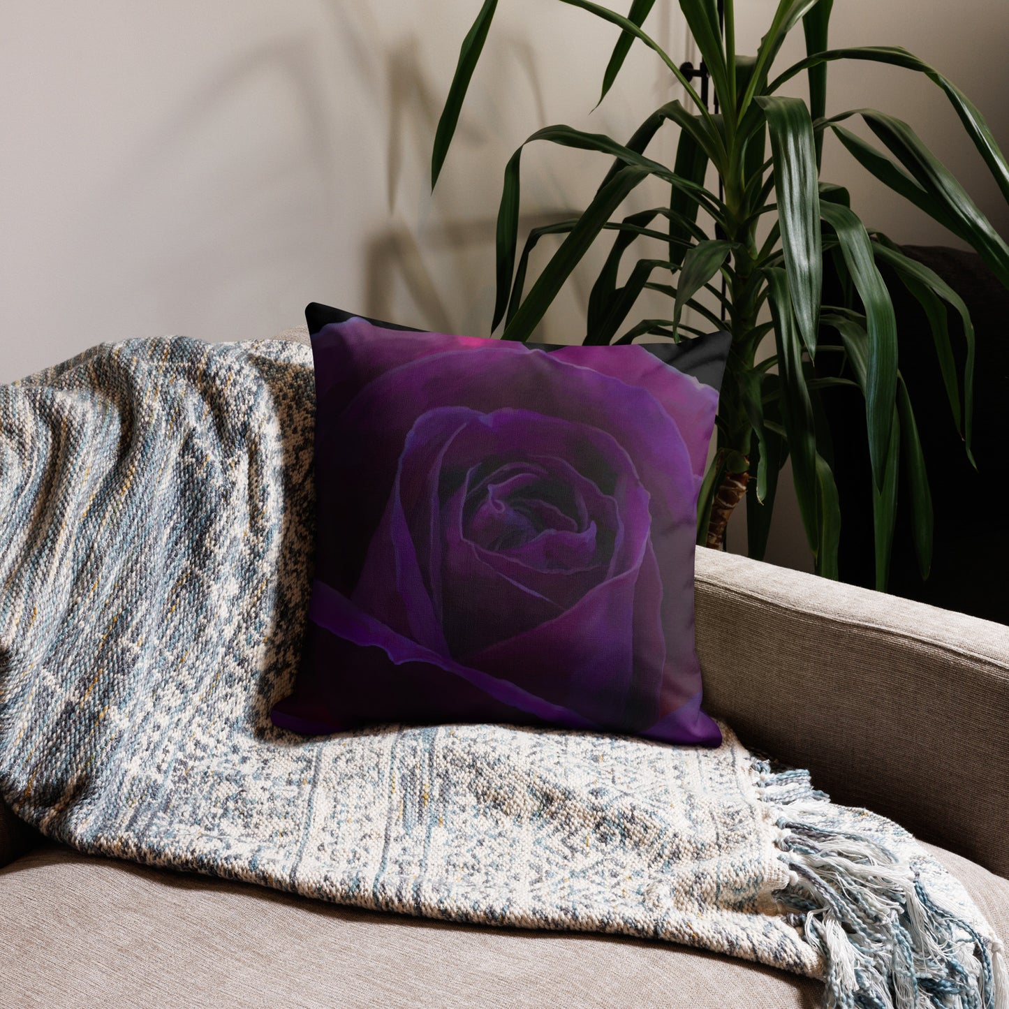 Joey’s Purple Rose Premium Pillow