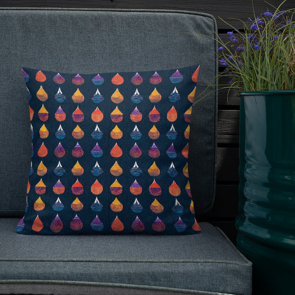 Prismatic Precipitation Premium Pillow