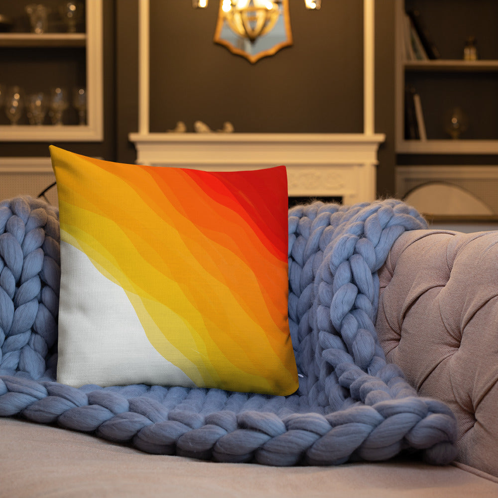 Molten Waves Premium Pillow