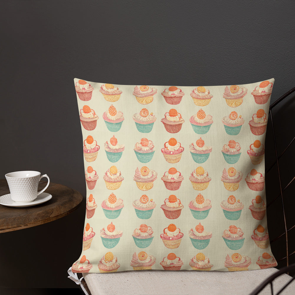 Cupcakery Premium Pillow