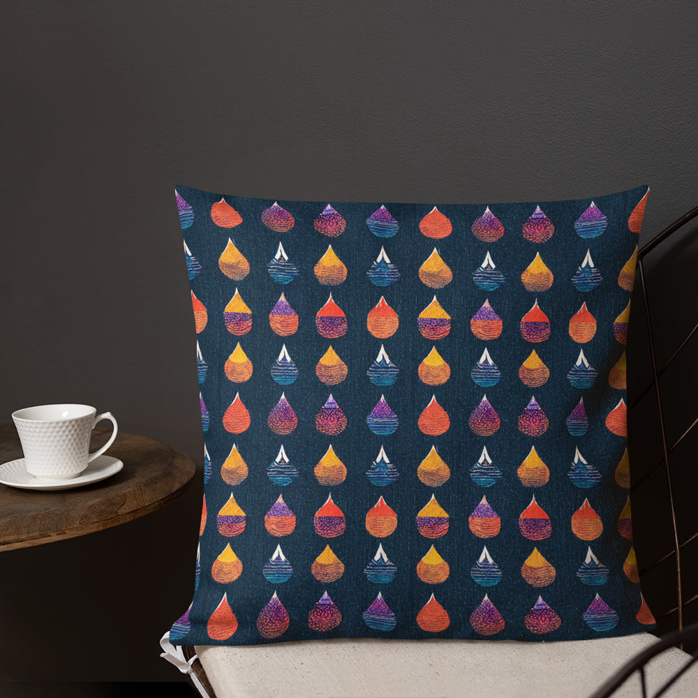 Prismatic Precipitation Premium Pillow