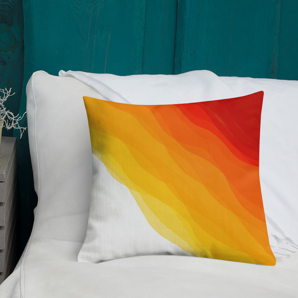 Molten Waves Premium Pillow