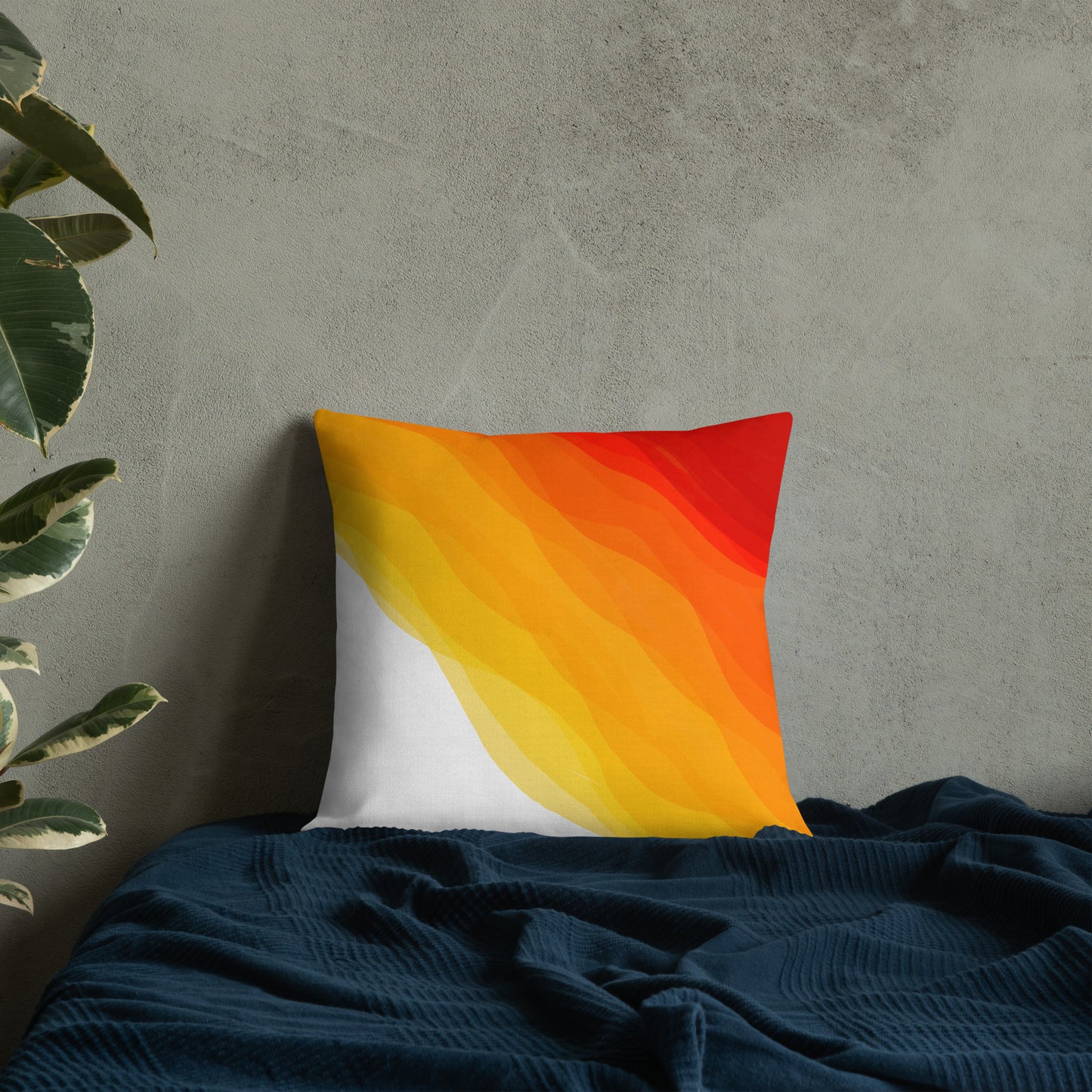 Molten Waves Premium Pillow