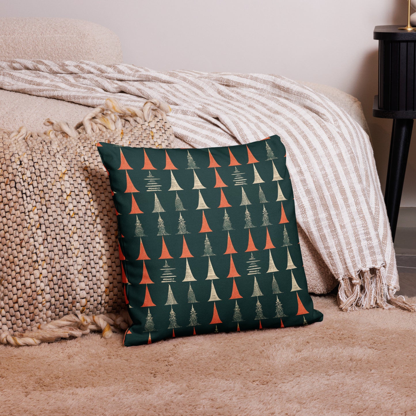 Holiday Tree Symphony Premium Pillow