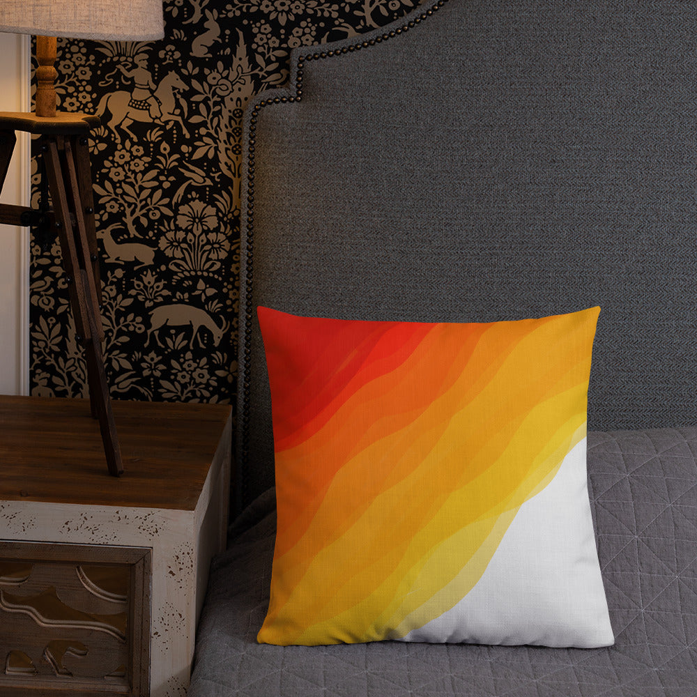 Molten Waves Premium Pillow