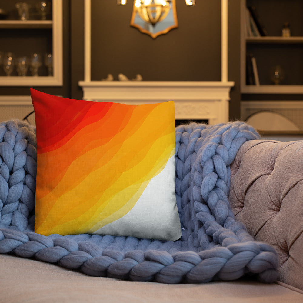 Molten Waves Premium Pillow