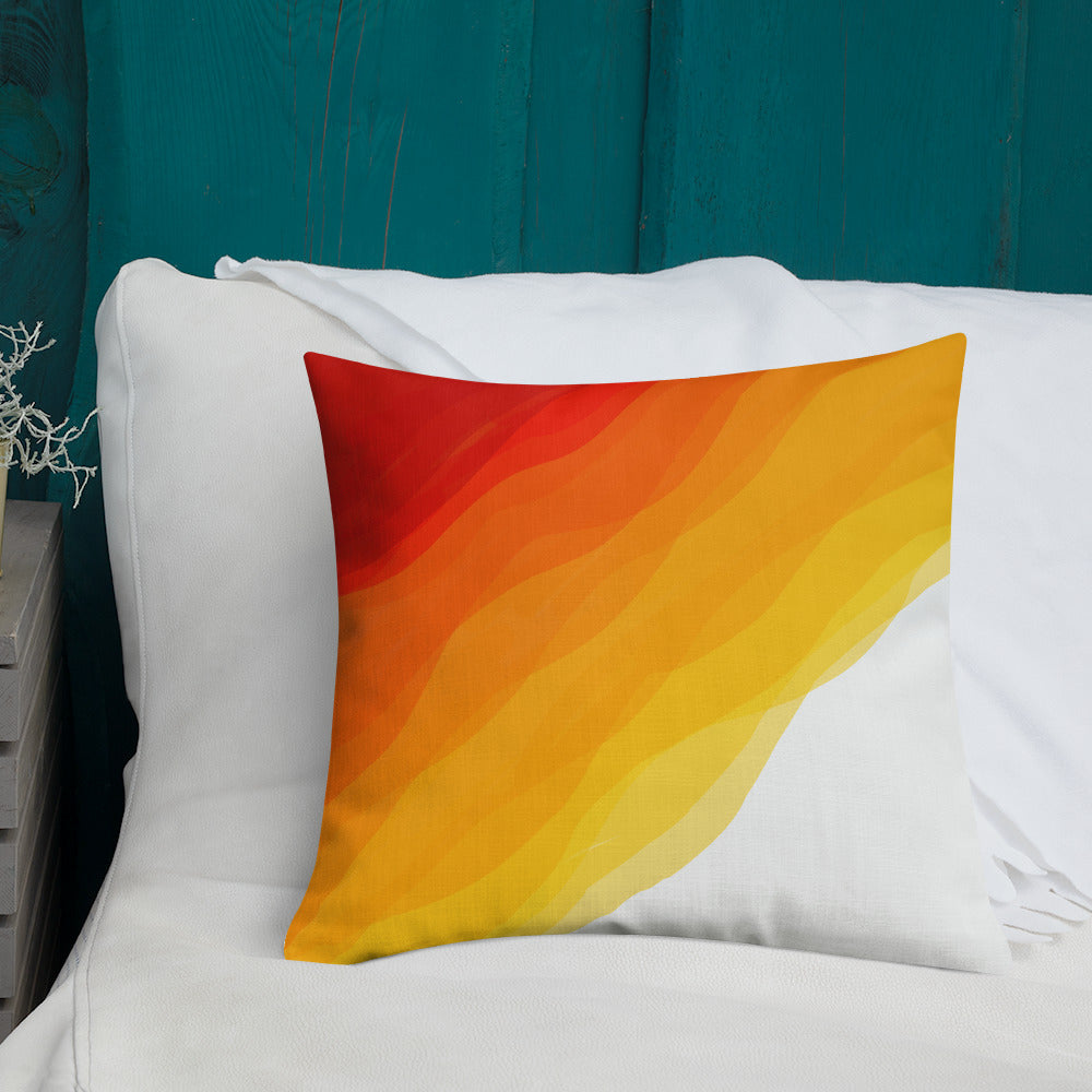 Molten Waves Premium Pillow