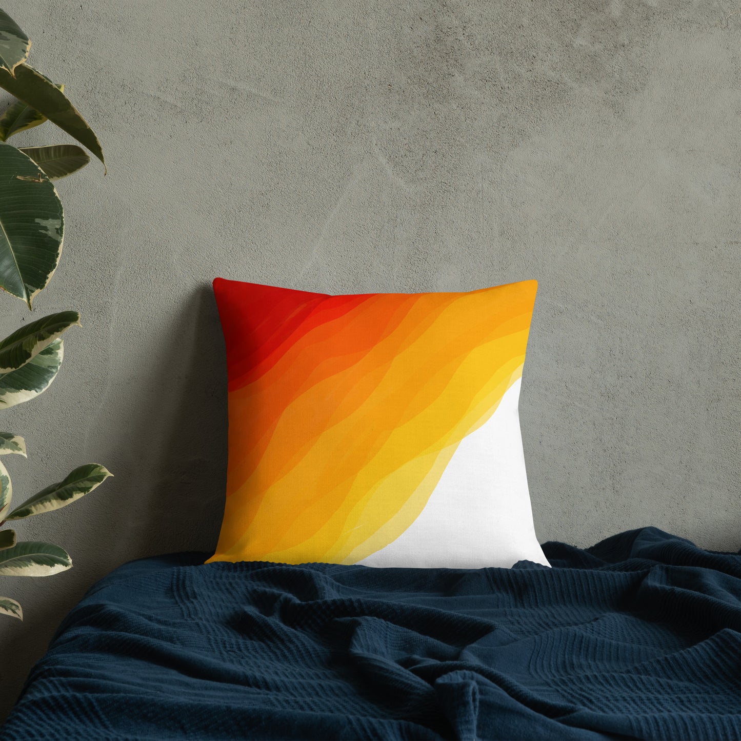 Molten Waves Premium Pillow