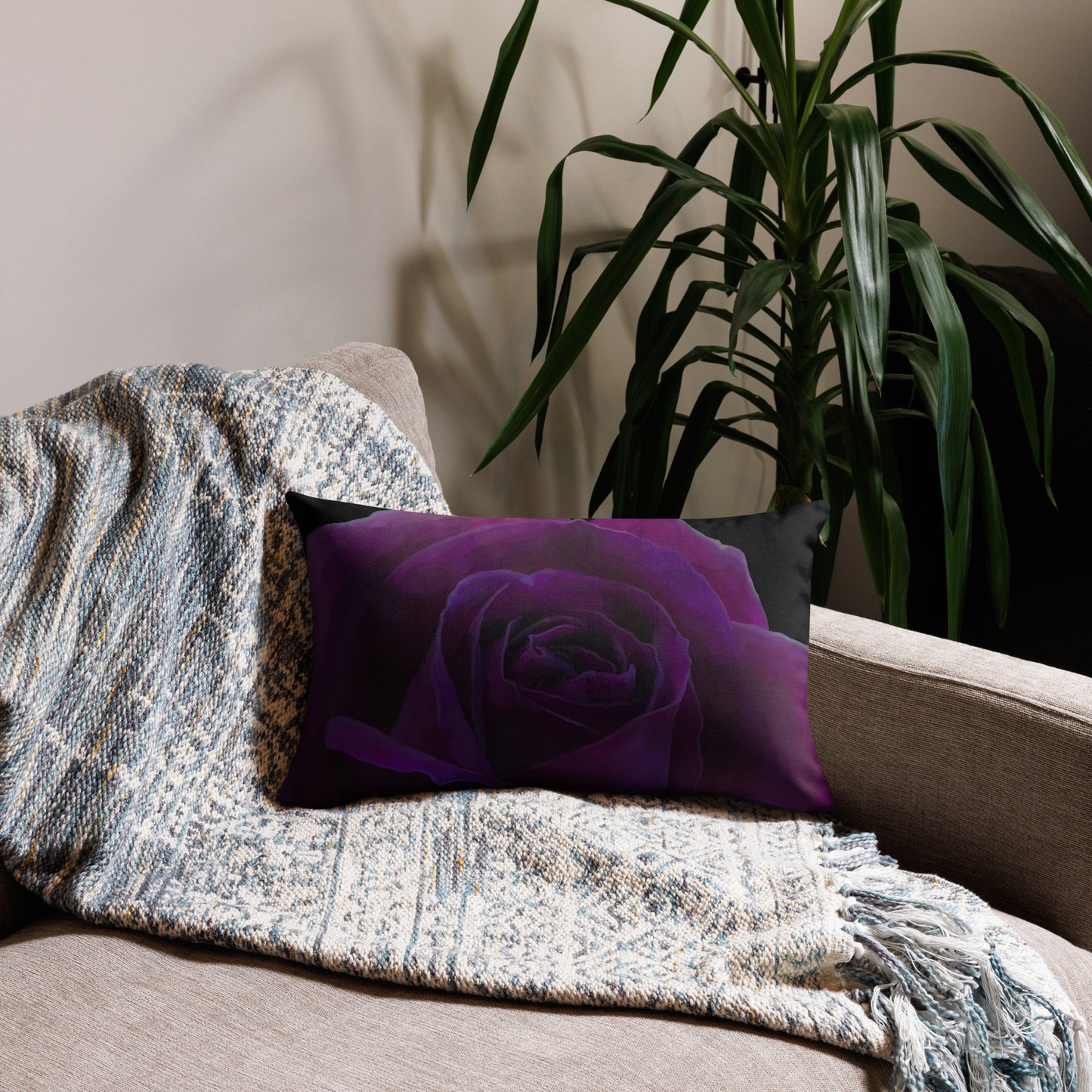 Joey’s Purple Rose Premium Pillow