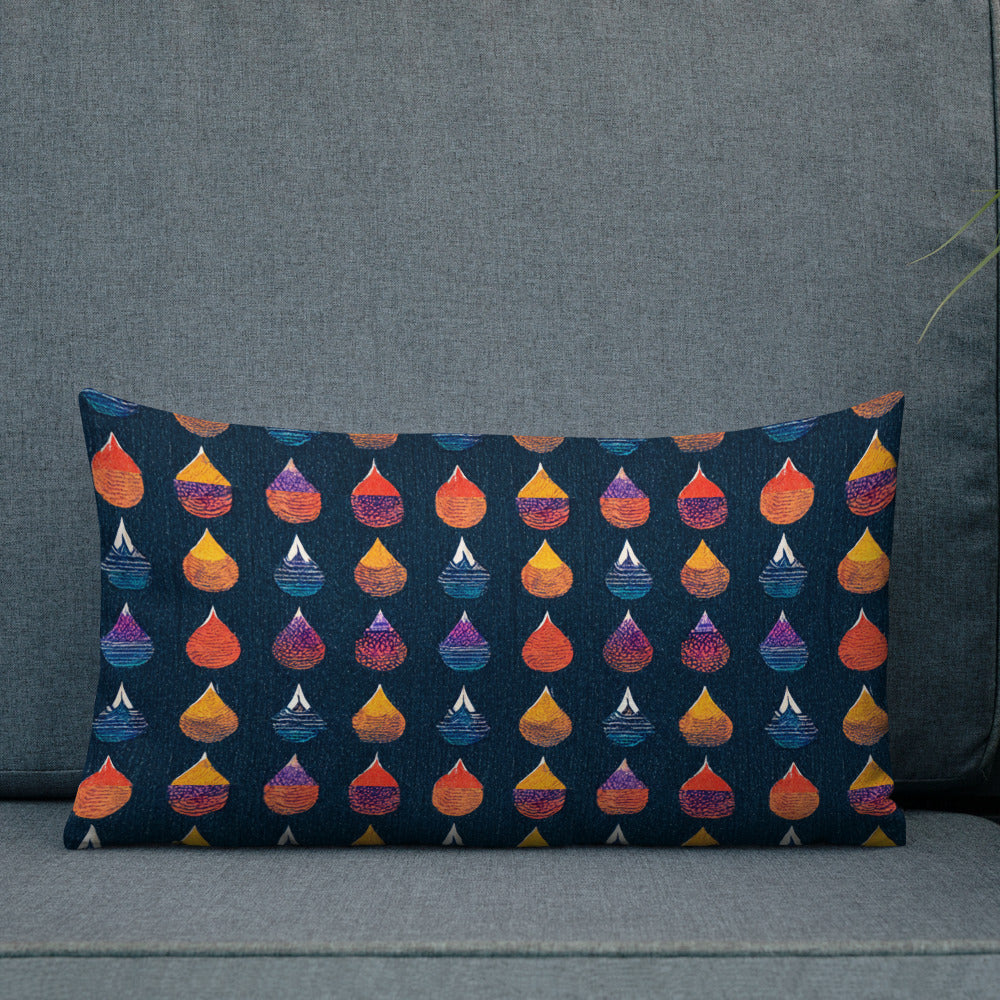 Prismatic Precipitation Premium Pillow