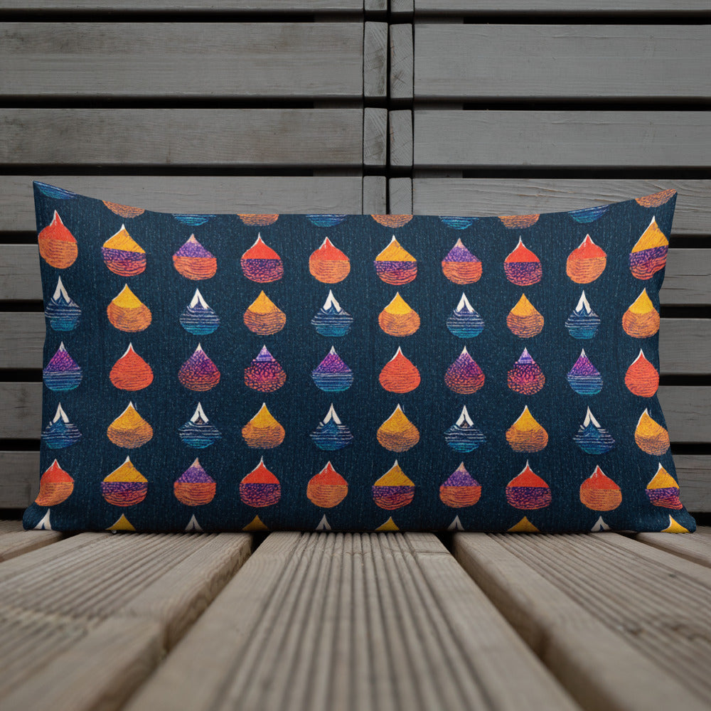 Prismatic Precipitation Premium Pillow