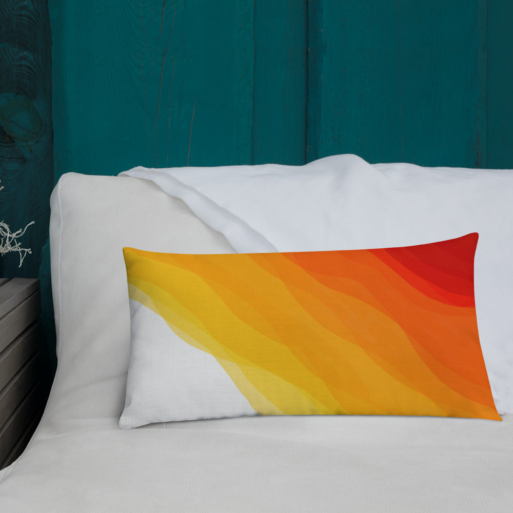 Molten Waves Premium Pillow