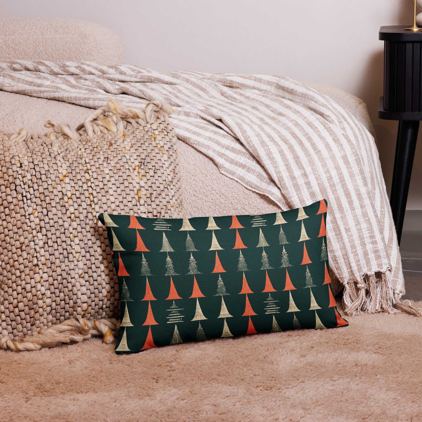 Holiday Tree Symphony Premium Pillow