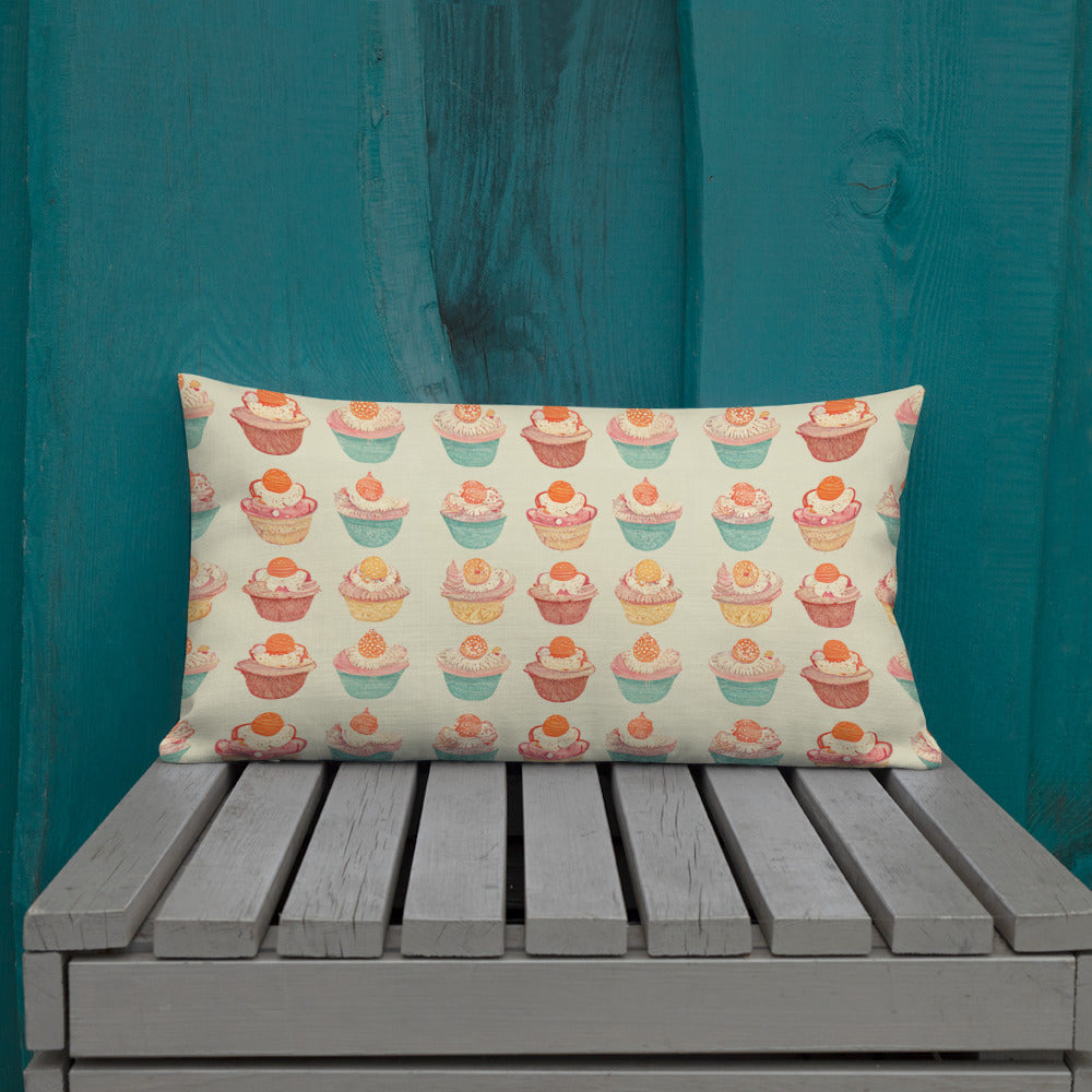 Cupcakery Premium Pillow