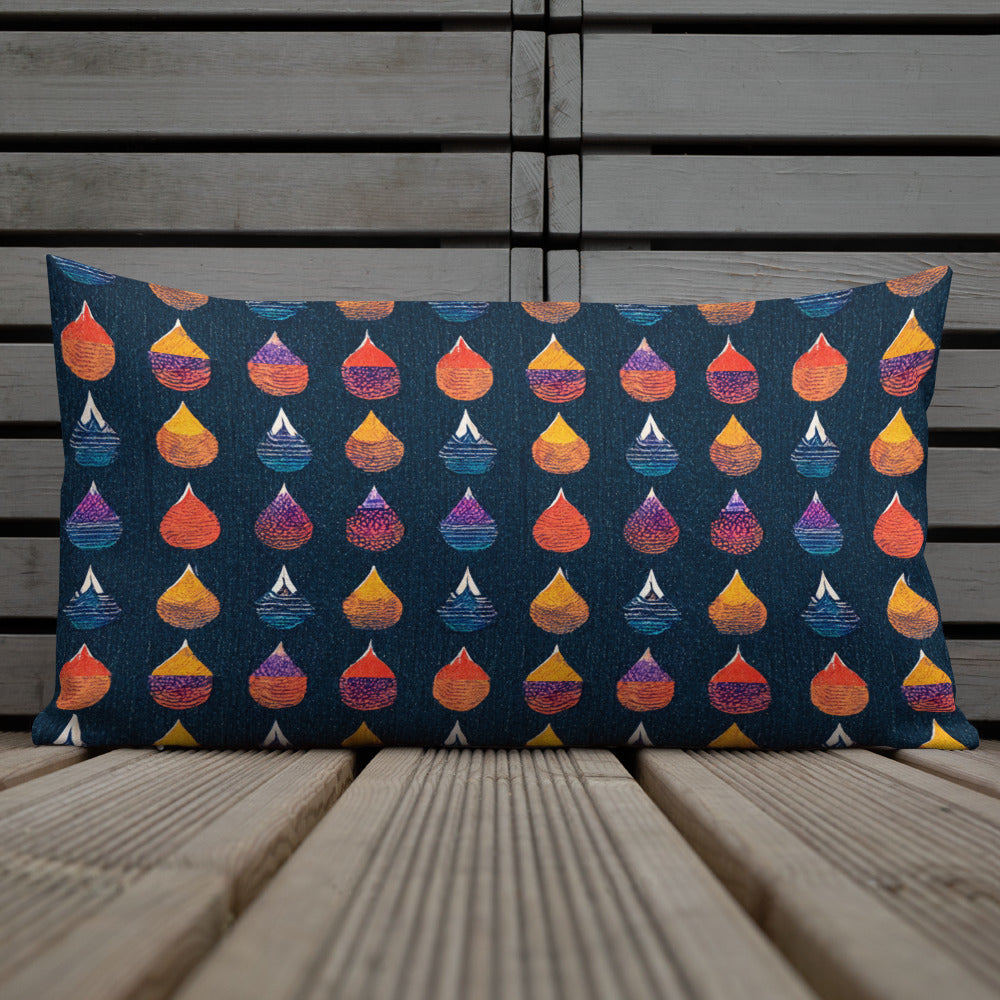 Prismatic Precipitation Premium Pillow