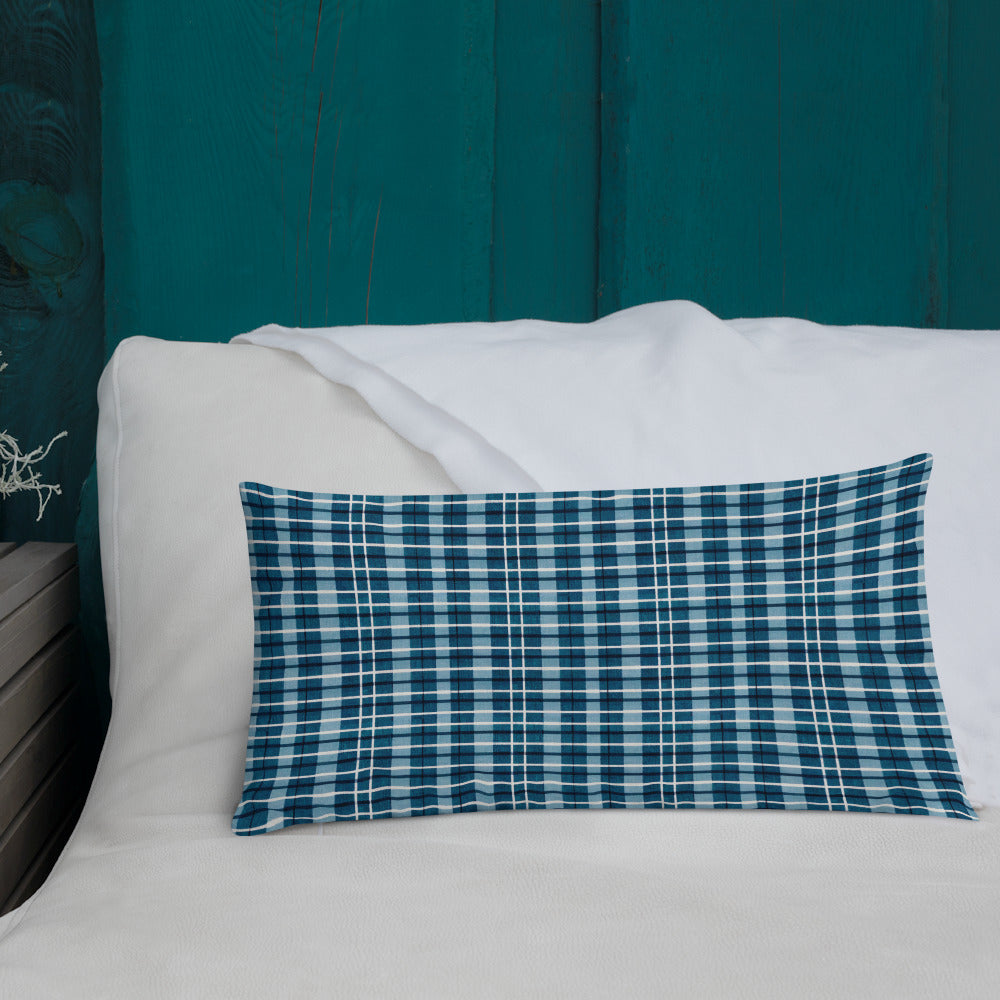 Scotsman’s Skyward Plaid Premium Pillow