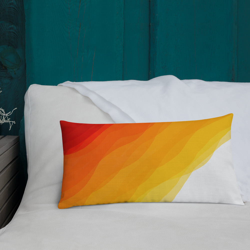 Molten Waves Premium Pillow