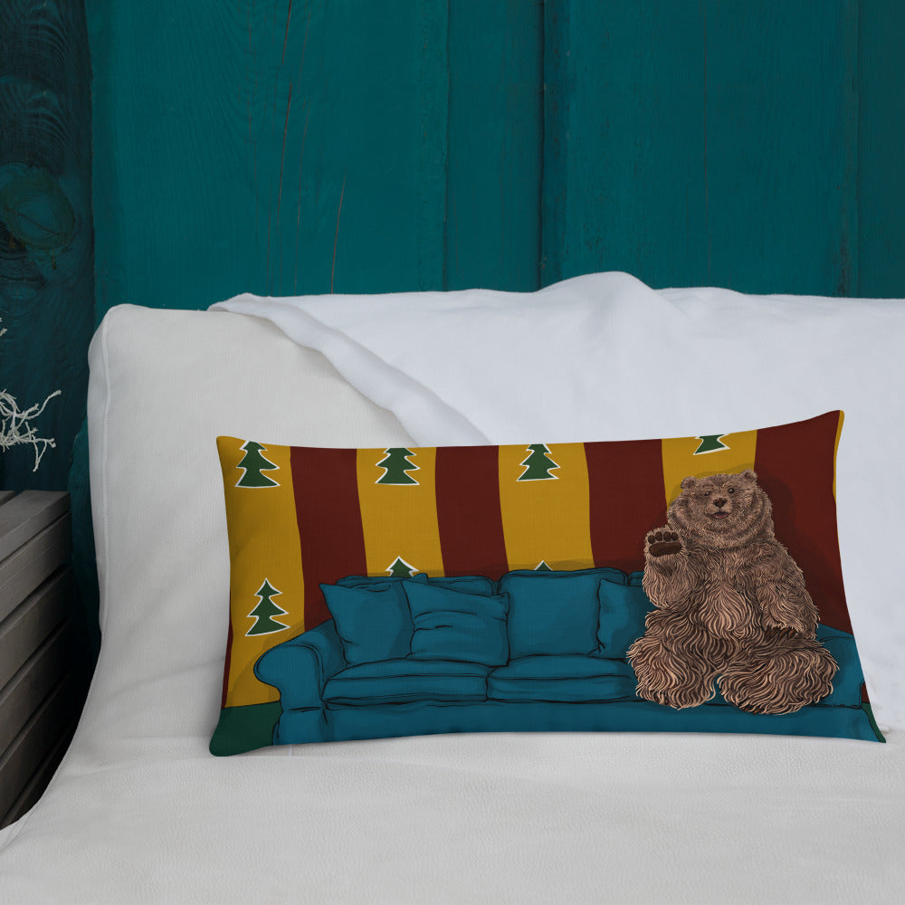 Mountain Bear Premium Pillow