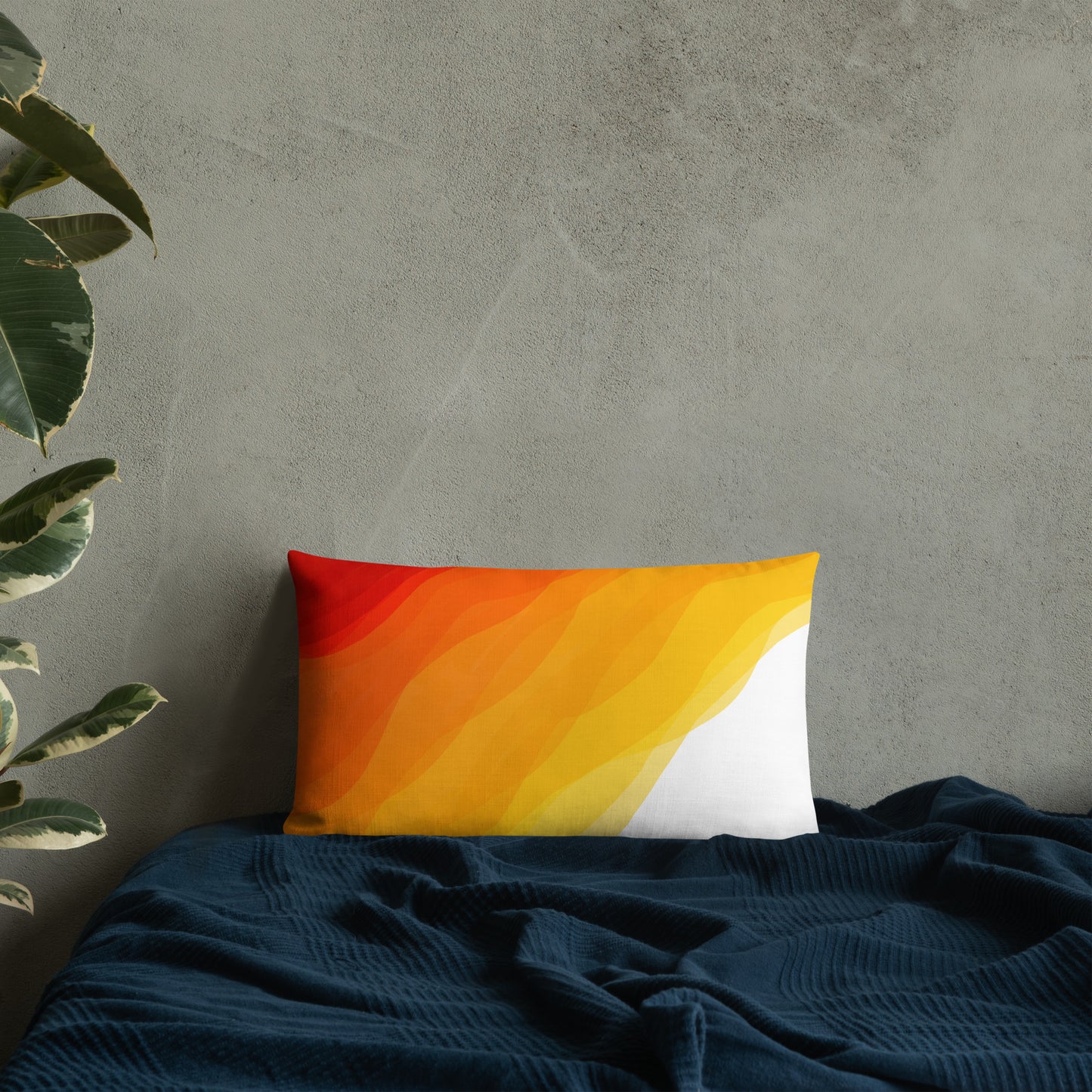 Molten Waves Premium Pillow