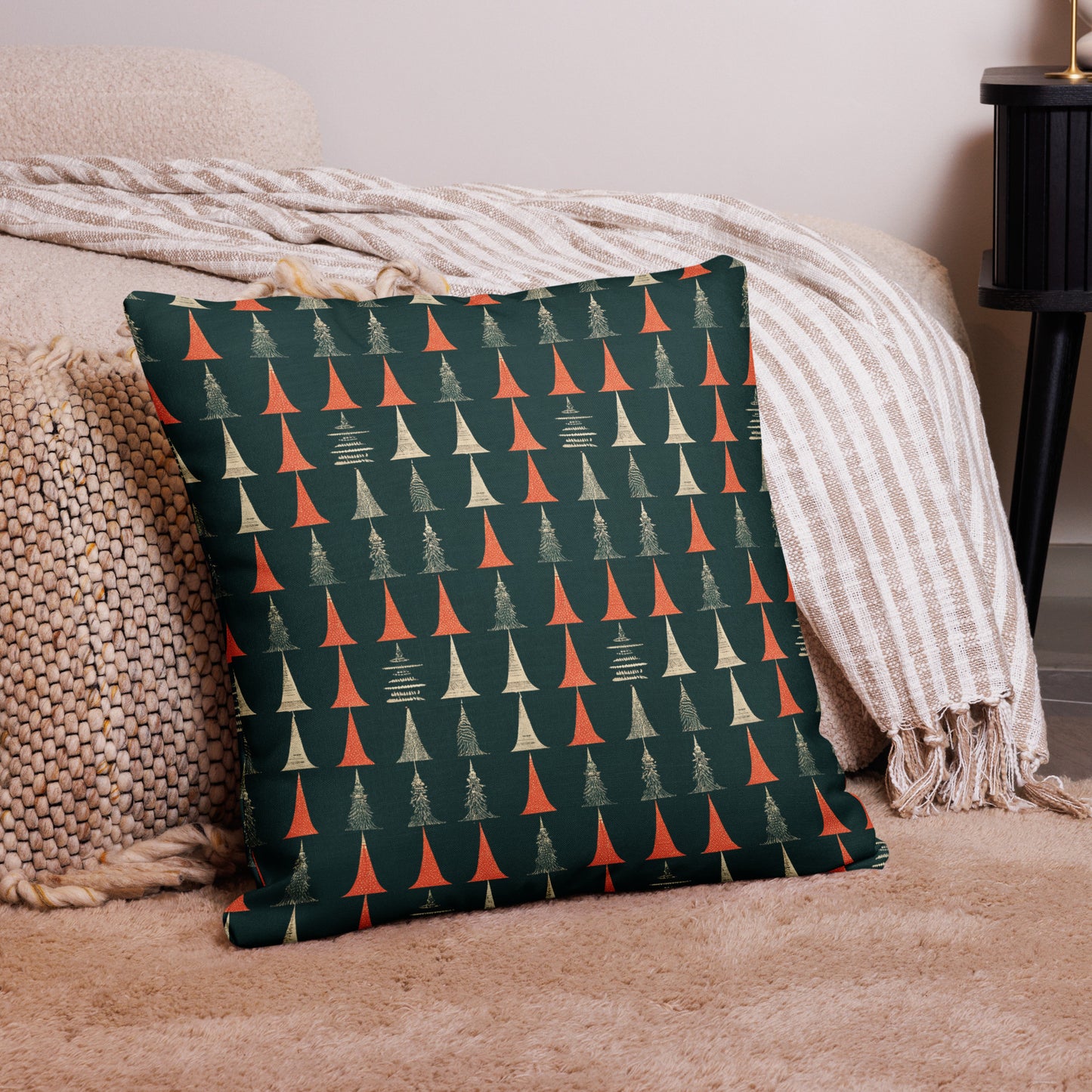 Holiday Tree Symphony Premium Pillow