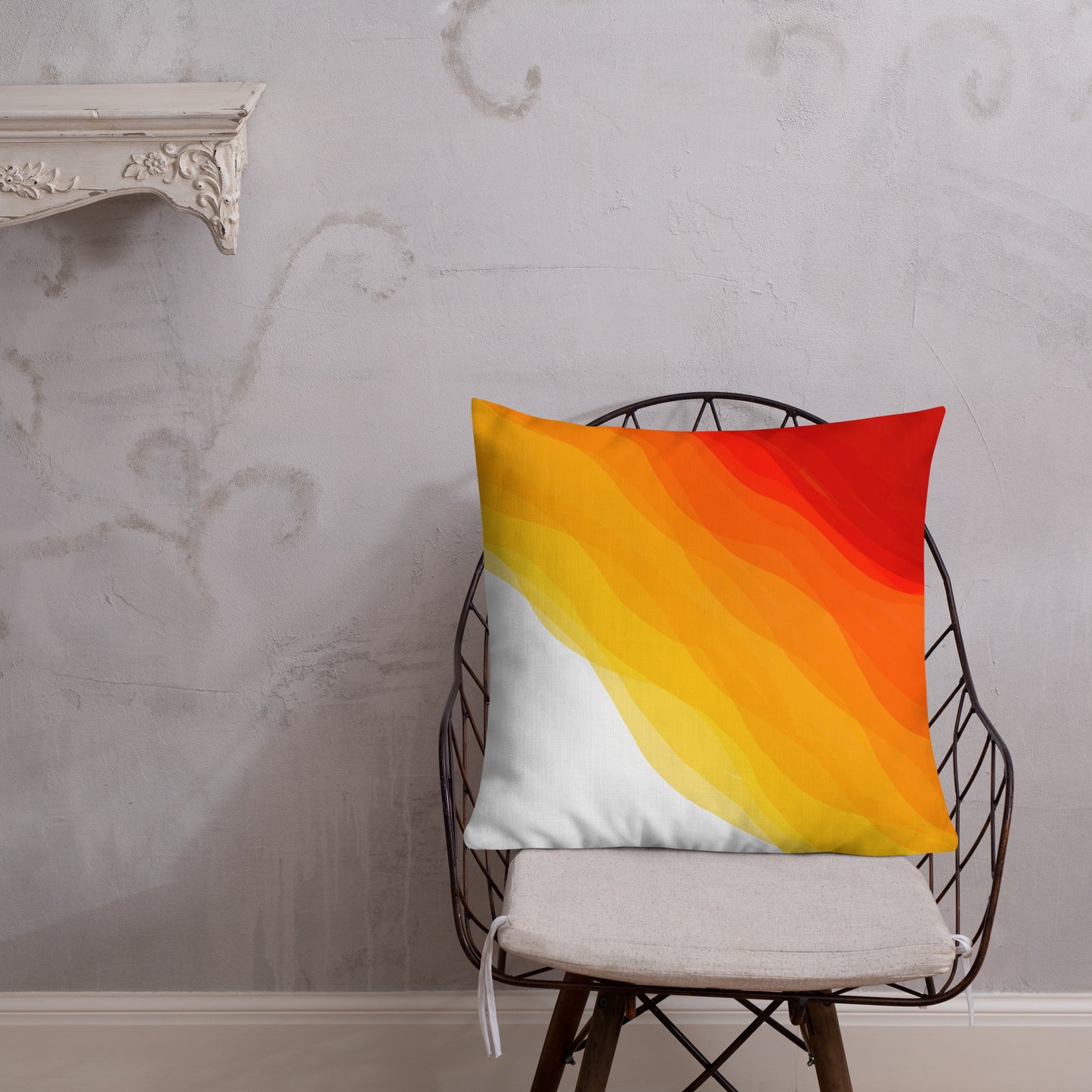 Molten Waves Premium Pillow