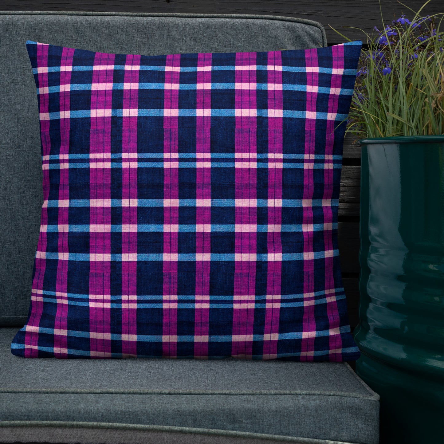 Royal Highlander Plaid Premium Pillow