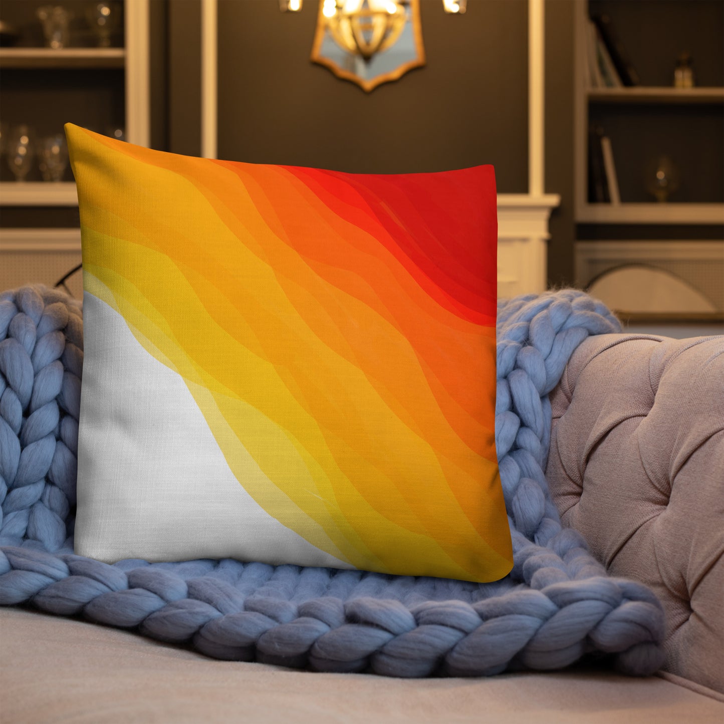 Molten Waves Premium Pillow