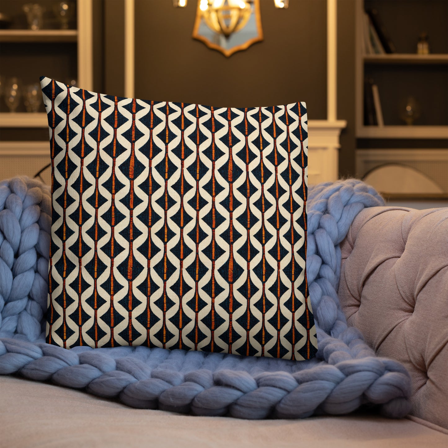 Tribal Tones In Harmony Premium Pillow