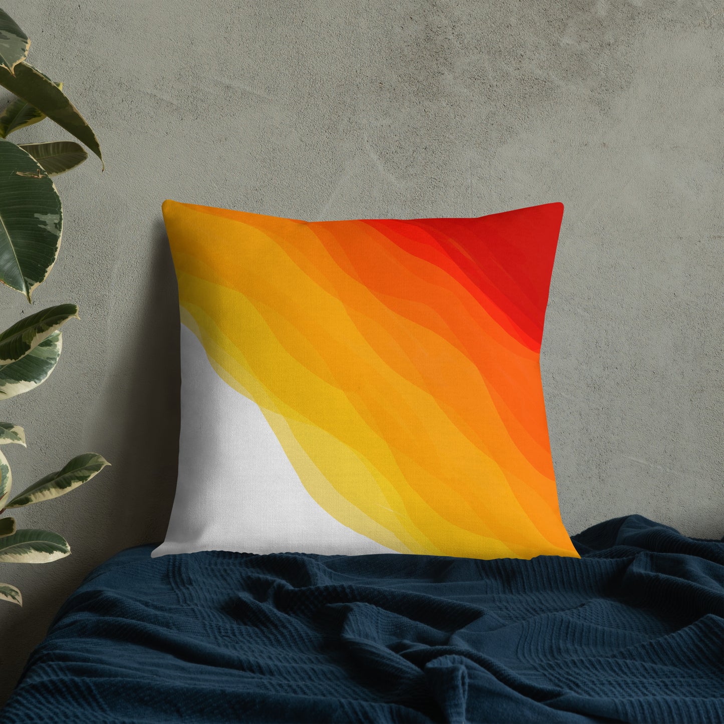 Molten Waves Premium Pillow