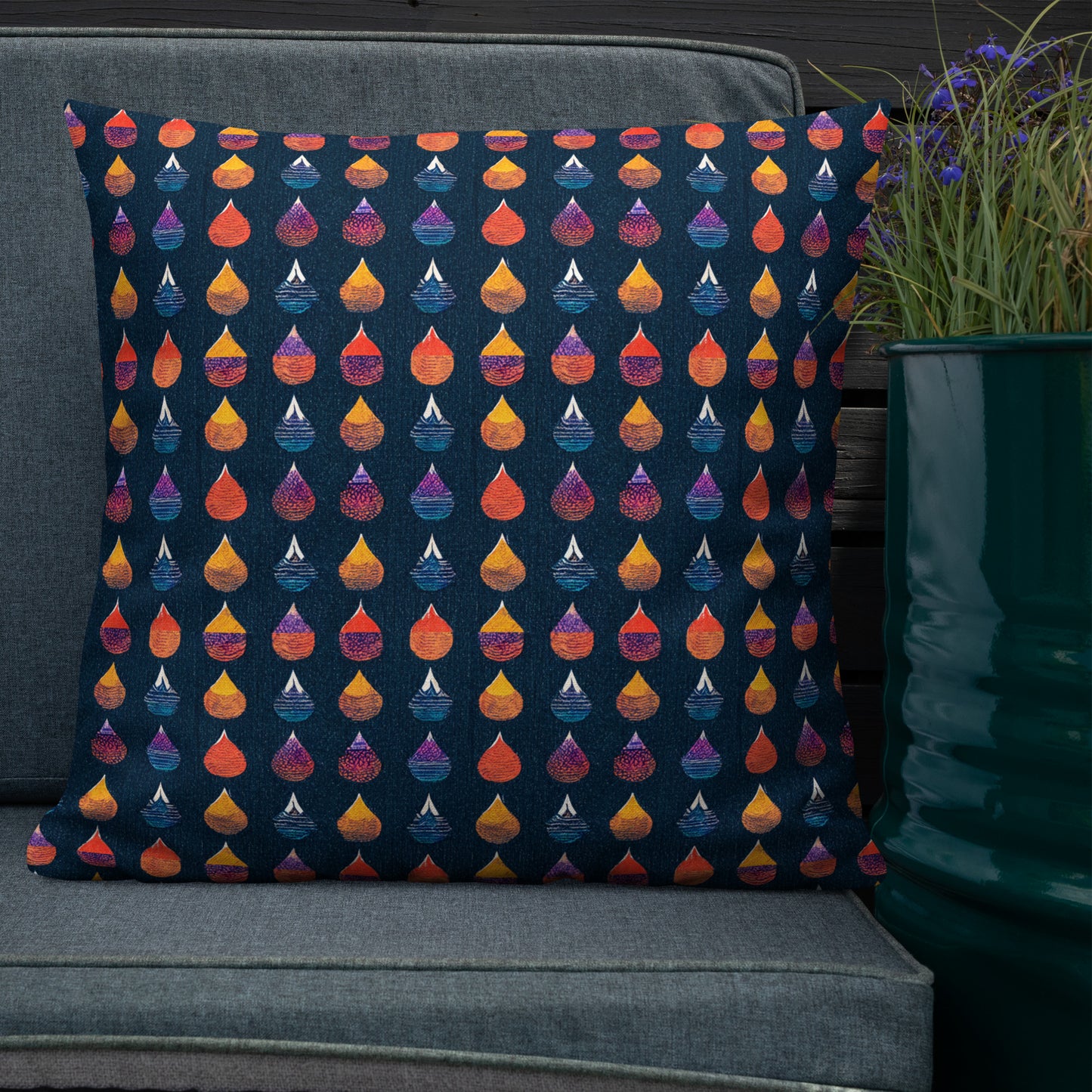 Prismatic Precipitation Premium Pillow